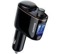 Baseus S-06 Émetteur FM Voiture Bluetooth/USB Noir