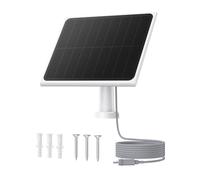 Baseus Security A1 3W Panneau Solaire pour Caméra Extérieur Sans Fil Batterie, Étanche IP67, Câble de 4 Mètres, Compatible avec Baseus Caméras de N1, S1 Séries Pour une Énergie Solaire Infinie
