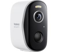 Baseus Security N1 Plus Caméra de Surveillance Extérieure, WLAN, 270 Jours | WLAN, Nécessite H1 HomeStation, 2K HD 145 Degrés IP67 Vision Nocturne Sans Frais mensuels