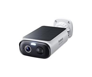 Baseus Security S1 Lite Solocam Caméra Surveillance WiFi Extérieur sans Fil, IP67, 2K 135°, Vision en Couleur, Caméra Batterie Solaire, Detection Humaine, Pas de Frais, Fonctionne avec Alexa & Google
