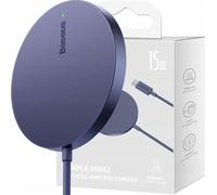 Baseus Simple Mini3 15W Chargeur magnétique à induction (violet)