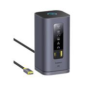 Baseus Spacemate Displaylink Docking Station USB C, 11 en 1, 3 Moniteurs 4K60Hz, 10Gbps USB-C/A, PD100W, Ethernet, Audio, pour M1/M2/M3/Win et MacOS