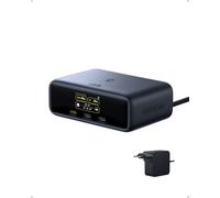 Baseus Spacemate RD1 Mini 10-en-1 Docking Station 2 Moniteurs pour Windows | Taille Téléphone, Adaptateur GaN 120W, PowerTune 3.0, Charge 2 Appareils, Smart Display, 2*HDMI 4K@60Hz, 10G USB-C, RJ45 LAN