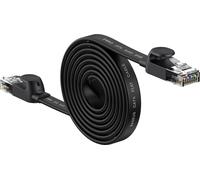 Baseus Speed Six Câble réseau RJ45 1000Mbps 2m noir (WKJS000101)