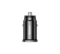 Baseus Chargeur allume-cigare 5A - Charge rapide USB/USB Type C - Noir