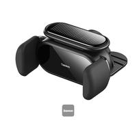 Baseus Car Mount Steel Cannon Pro Solar Electric Phone Holder Fits from 5.4 to 6.7 inch, Black (SUGP010001)