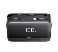 Baseus Super Energy LiPo 6000mAh 45W Noir - Batterie Externe USB Type-C avec Écran LED et Port USB Type-A - ABS/Silicone, Lampe Torche Intégrée