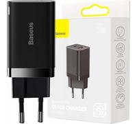Baseus Super Si Pro chargeur rapide USB / USB Type C 30W Power Delivery Quick Charge noir (CCSUPP-E01)