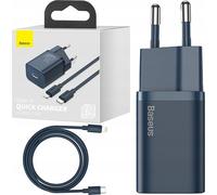 Baseus Travel Charger Set Super Si 1c Qc (with Simple Wisdom Cable Ty