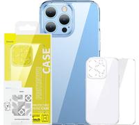 Baseus SuperCeramic Protective Cover and Tempered Glass Set pour iPhone 14 Plus