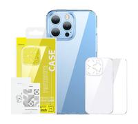 Baseus Superceramic Transparent Glass Case And Tempered Glass Set For