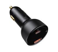 Baseus Superme Car Charger, Usb, Usb-C, 100w (Black)