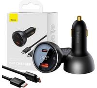 Baseus Superme Chargeur de voiture Usb-C, 140W (Noir)