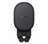 Baseus Support Actif Smartphone SUWX020001 Voiture, Fixation Ventilation, Rotation 360°, ABS/PC, 5.4" à 6.7", Noir, Dimensions 42x87x80mm