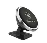 Baseus Support de voiture magnétique SUCX140012 — Noir/Argent, Métal ABS, pour téléphones