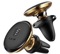 Baseus Support magnétique pour voiture Support de téléphone portable pour voiture - Or