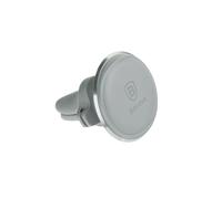 Baseus Support Voiture Magnetic Air Vent Car Mount Holder Avec Câble Clip Silver Sugx-A0s