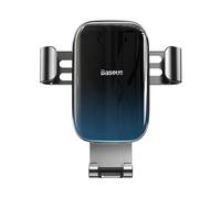 Baseus SUYL-LG01 Support Passif Smartphone/Mobile pour Voiture - ABS et Aluminium - Clamp Vertical - Noir - Poids 71g