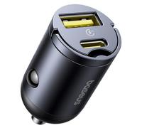 Baseus Tiny Star Mini Universel Noir Allume-cigare Charge rapide Auto