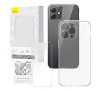 Baseus Transparent Case and Tempered Glass Set Corning for iPhone 12