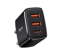 Baseus Travel Charger Compact Quick Charger U+U+C PD3.0, QC 3.0 30W E