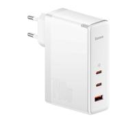 Baseus Chargeur GaN5 Pro 2x USB-C + USB 140W Blanc