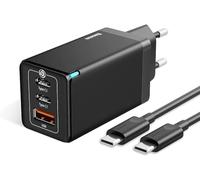 Chargeurs pour téléphone mobile BASEUS GaN5 Pro CCGP120202 2*Type-C+USB 65W blanc