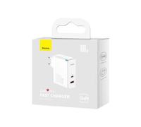 Chargeurs pour téléphone mobile BASEUS GaN5 Pro CCGP090202 Type-C+USB 100W blanc BLANC G