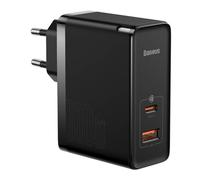 Chargeur 1x USB-C 1x USB-A 100W GaN Baseus + Câble 1m USB-C vers USB-C