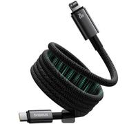 Baseus Tungsten Câble de charge magnétique USB-C/Lightning 1m 20W Noir
