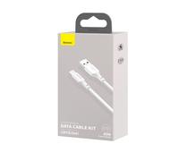 Baseus Type-c Simple Wisdom Cable (2pcs/set) 5a 1.5m White (tzcatzj-0