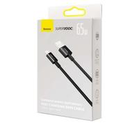 Baseus Type-c Superior Series Supervooc 65w, 1m Black (cays000901)