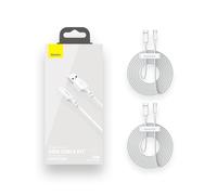 Baseus Câble TZCATZJ-02 USB-A vers USB-C 1,5 m Blanc