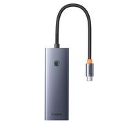 Baseus UltraJoy Concentrateur USB-C 5-en-1 Charge de 100 Watt 1000 Mbps Station d'accueil Space Grey