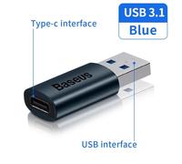 Baseus USB 3.1 OTG adaptateur type-c à USBC USB-A Type C femelle convertisseur pour Macbook Xiaomi Huawei Samsung 10Gbps données OTG Adapter - Type USB 3.1 USB to TypeC