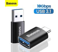 Baseus USB 3.1 Type C OTG adaptateur USB C mâle vers USB A femelle convertisseur pour Macbook Samsung Xiaomi 10Gbps synchronisation de données connecteur OTG Adaptateur USB-C vers USB femelle