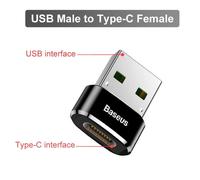 Baseus USB à Type C OTG adaptateur USB USB-C mâle à Micro USB type-c femelle convertisseur pour Macbook Samsung S20 USBC OTG connecteur-USB à type C femelle