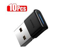 Baseus USB Bluetooth adaptateur Dongle Adaptador Bluetooth 5.1 pour PC portable sans fil souris haut-parleur récepteur Audio transmetteur USB - Type 10 Pcs