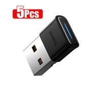 Baseus USB Bluetooth adaptateur Dongle Adaptador Bluetooth 5.1 pour PC portable sans fil souris haut-parleur récepteur Audio transmetteur USB - Type 5 Pcs