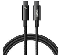 Baseus Câble USB‑C vers USB‑C Tungsten Gold 240W 3 m Noir