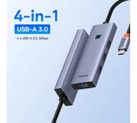 Baseus USB Hub DP 4K double adaptateur HDMI répartiteur 11 en 1 RJ45 USB 3.0 PD 100W Station d'accueil pour MacBook Pro Air M2 M1 USB C HUB - Type 4-in-1 USB-A 3.0