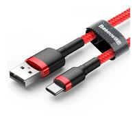 Baseus Usb Type C Câble Pour Huawei Honor Xiaomi Samsung Super Charge Charge Rapide Usb C Chargeur Câble De Données Fil Cordon.Red.0.5M