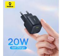Baseus USB Type C chargeur 20W Portable USB C chargeur Support Type C PD charge rapide pour iPhone 15 14 13 12 Pro Max 11X8 Plus