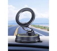 Baseus VC2 Flex Support de téléphone magnétique pour voiture avec ventouse sous vide, support de téléphone pour tableau de bord et pare-brise compatible MagSafe, support pliable réglable à 720° pour