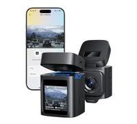 Baseus VD1 Caméra embarquée 3K avec GPS WiFi, WDR grand angle 170°, vision nocturne ultra claire, surveillance du stationnement 24h/24, 7j/7, système de synchronisation solaire, intelligence