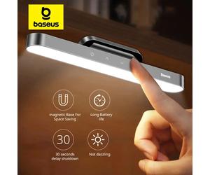 Baseus veilleuse suspendue magnétique LED lampe de Table gradation continue lampe de bureau Rechargeable pour armoire chambre cuisine lumière