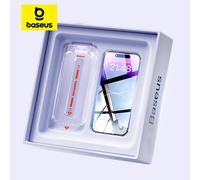 Baseus - verre trempé Corning de 0.4mm, pour iPhone 17 16 15 14 13 Pro Max Plus, protecteur d'écran, Film d'installation automobile Anti-regard HD Glass