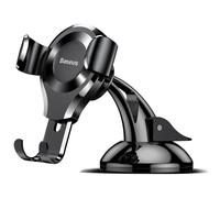 Baseus Baseus Osculum Type Gravity Car Mount Support de téléphone pour voiture Tableau de bord Noir