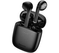 w04 sports tws sans fil casque bluetooth écouteur 5. 0 dans l'oreille casque noir + yokuli boîte de rangement bleu