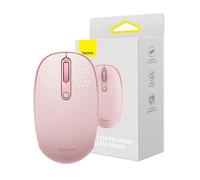 Baseus Wireless Mouse F01B Tri-Mode 2.4G BT5.0 1600 DPI (Pink)